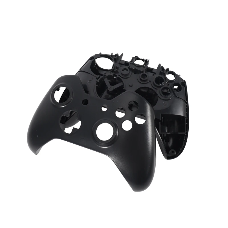 Matte Black Controller Housing Shell Full Set Faceplates Buttons For  One Controller With The 3.5 Mm Headset Jack  One C