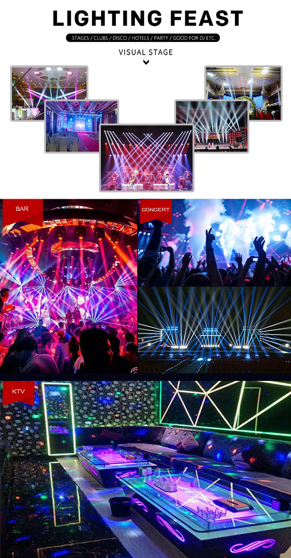 SHEHDS 1/2/4PCS LED Par Licht RGBW 54x3W Licht 8 Kanäle DMX 512 Effekt Licht Schnelle Lieferung Hochzeit Nachtclub Theater Disco – Detail 2