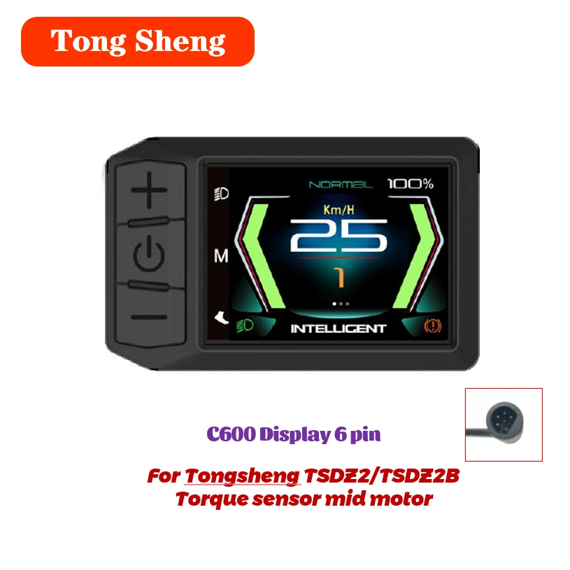 Tongsheng TSDZ2 Mid Drive Motor 500C LCD Colour Screen Display For Tongsheng Mid Drive Motor
