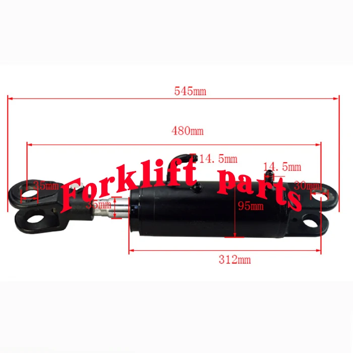 

Forklift parts hydraulic tilt cylinder used for TOYOTA 8FD30/FDZN30 with OEM 65510-36562-71/65510-36560-71