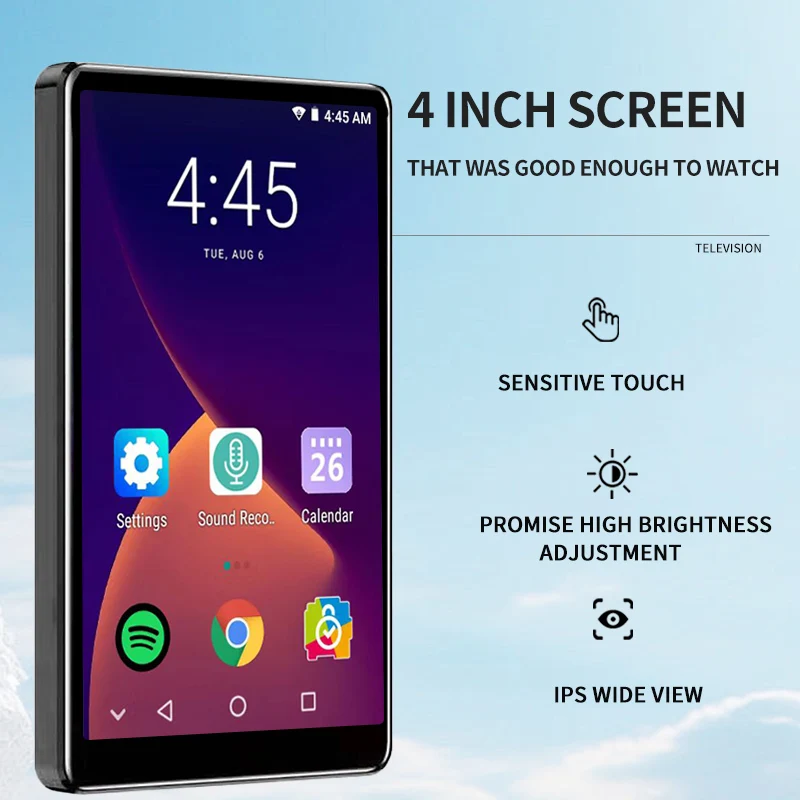 MP4 WiFi Internet Access MP5 Full Screen MP3 Player Compact Electronic Book Reader