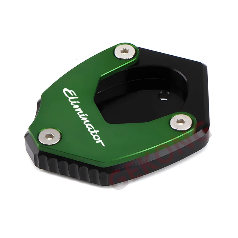 For Kawasaki Eliminator 500 Eliminator500 Motorcycle Accessories CNC Kickstand Foot Enlarger Side Stand Extension Pad motorcycle kickstand extender motorcycle kickstand pad motorcycle kickstand