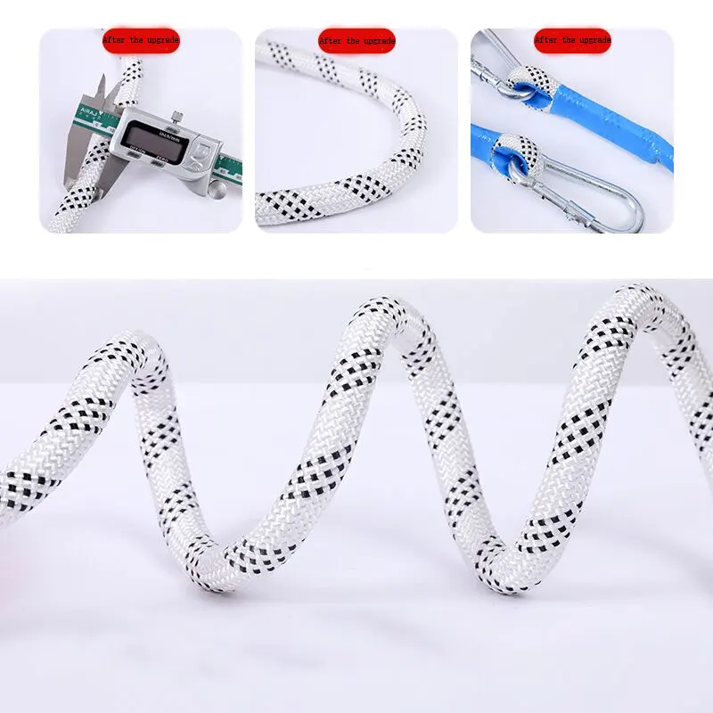 Safety Harness Fall Protection  Roofing Work Harnesses Full Body Safety Harness Construction Wear-resistant Thickened Sling Rope - 4