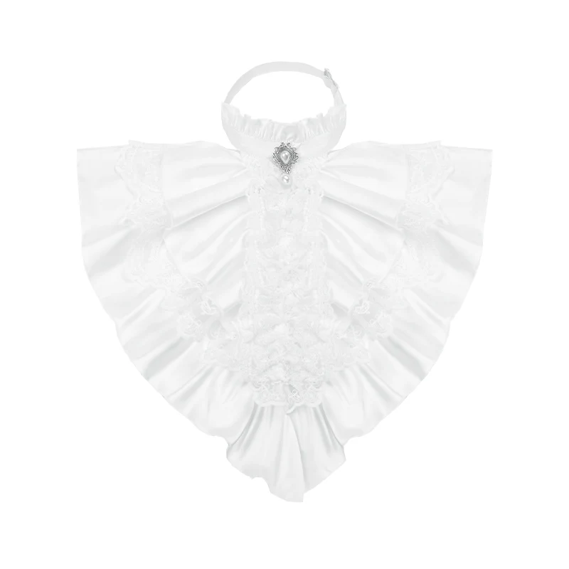 Requiem Dream Op Dress With Puji Original Design White Gothic Loose Long Sleeve Lo Dress Fishbone Waist Cover Lolita
