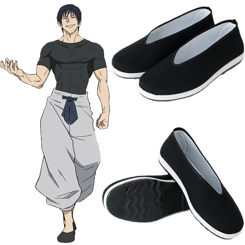 Cosplay Shoes Game Jujutsu Kaisen Toji Fushiguro For Men Women Kung Fu Shoes Halloween Carnival Role play Accessories
