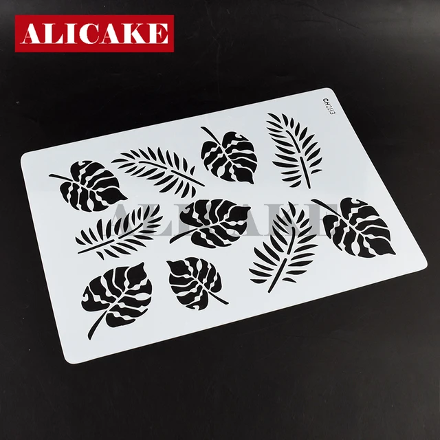 FAST Shipping Jungle Leaves Stencil, Jungle Leaves Cookie Stencil, Leaves  Stencil, Cookie Stencil, Decorating Cake Stencils 