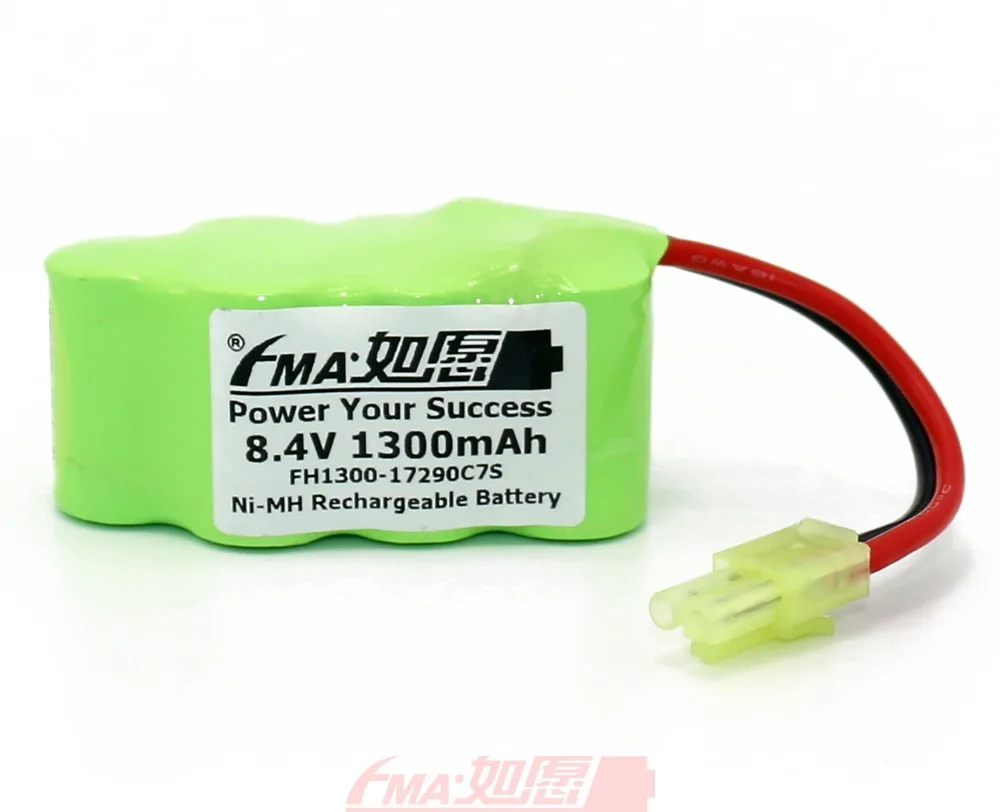 2pcs Nimh Rechargeable Battery 8.4v 1300mah For Remote Control Model