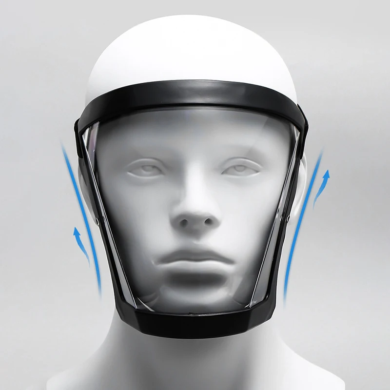 Anti-fog Anti Splash Full Face Protection Anti Droplet Mask Head Wear Glasses Space Spherical Goggles Full Face Protective Glass Disposable Face Mask Kn95 Mask