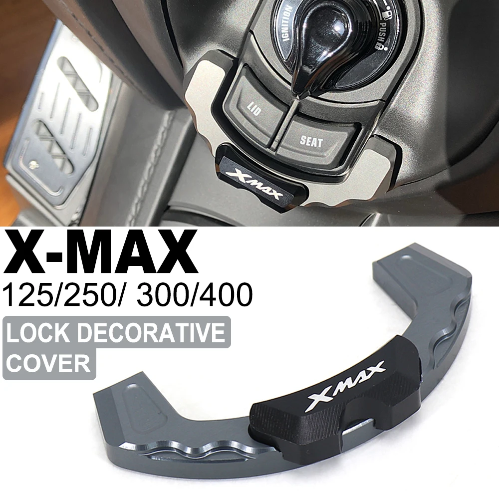 Cubierta Decorativa Para Cerradura Eléctrica Yamaha XMAX 125/250/300/400 - Aleación De Aluminio, Varios Colores