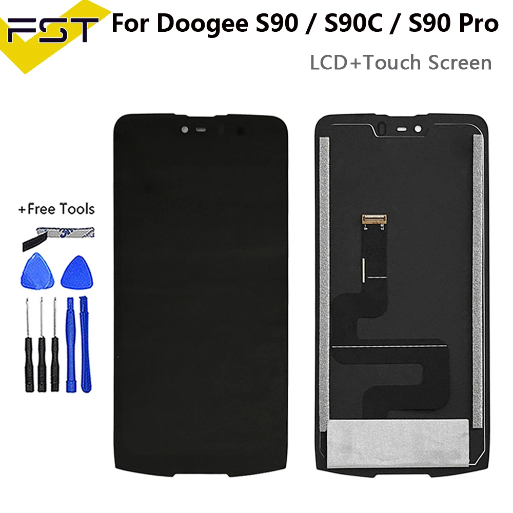 

100% Tested Well For DOOGEE S90 / S90 Pro LCD Display + Touch Screen Digitizer Replacement For DOOGEE S90C S90 C LCD Screen