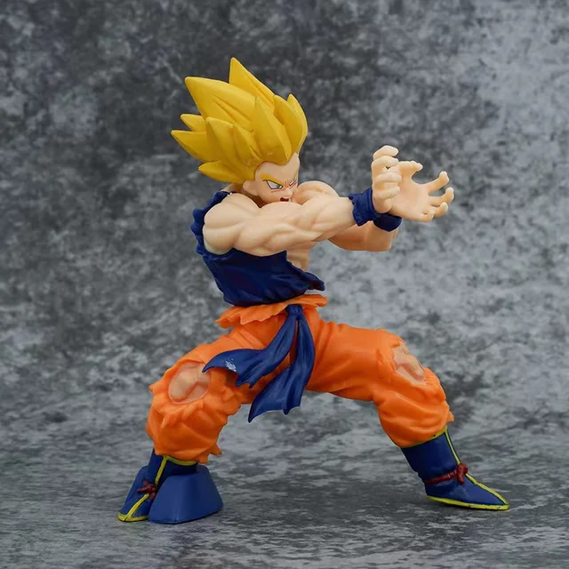 Dragon ball cabelo branco kakarotto saiyan figura de ação móvel ultra  instinto chave do egoísmo son goku modelo brinquedos 16cm - AliExpress