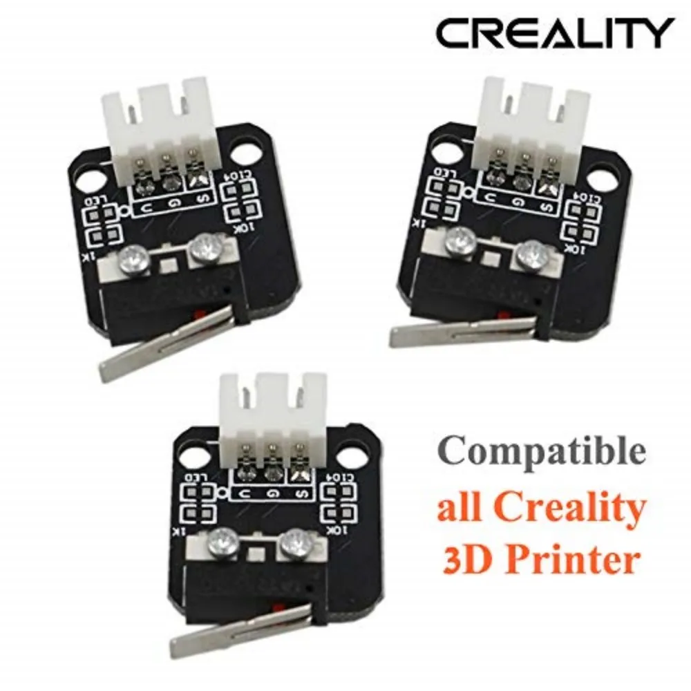 

Creality Ender 3 V2 3D Printer Parts EndStop Limit Switch for Creality Ender-3 S1/Ender-3 S1 Pro /CR-10 Series(Pack of 3)