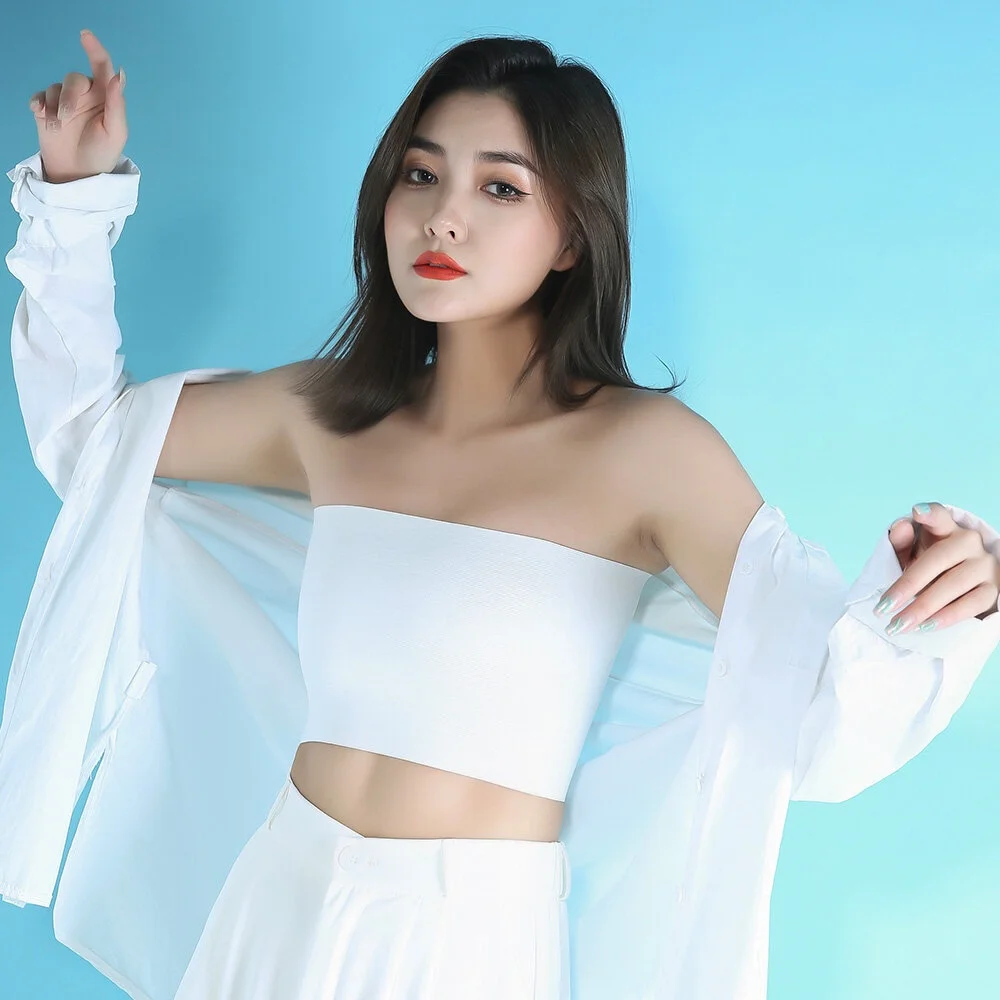 Full Bandage Lesbian Chest Breast Binder Pullover Tube Chest Binder Super Flat Supporter Lesbian Cosplay breast binder