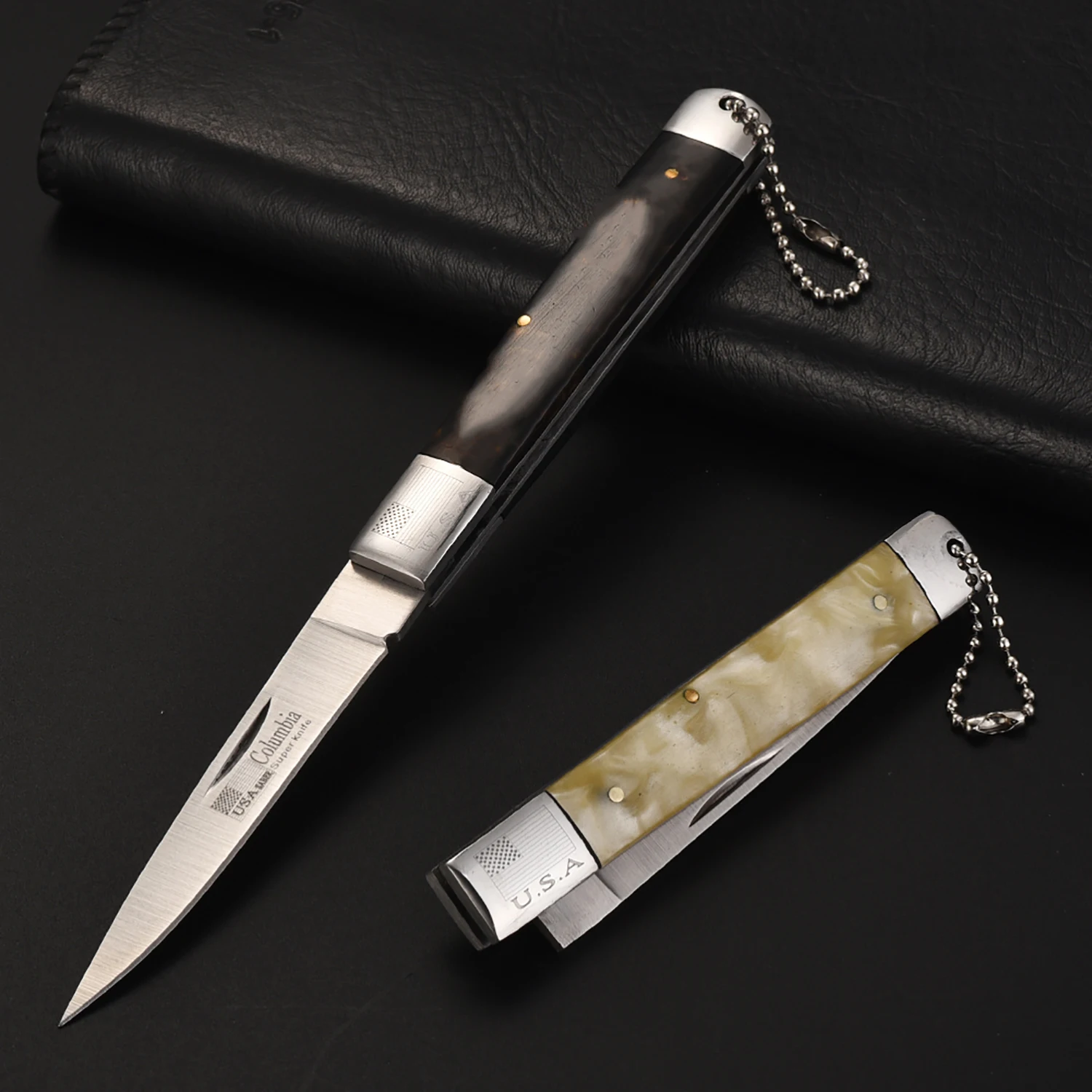 Outdoor Camping Folding Knife Multi Functional Pocket Tactical Knife Suitable for Fishing and Wilderness Survival