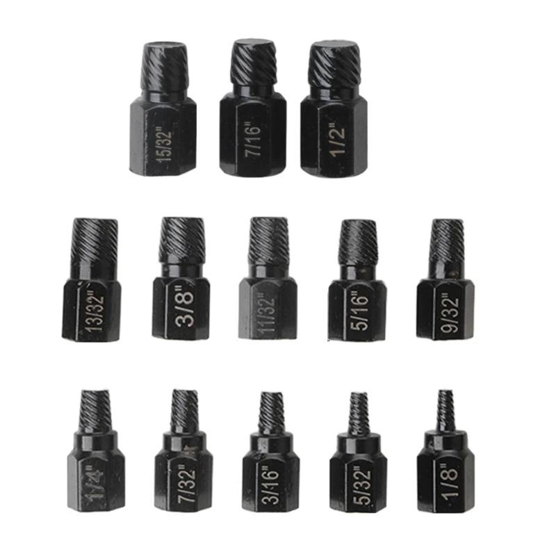 

Профессиональный набор экстракторов для винтов, 13 шт., для легкого удаления сломанных винтов,