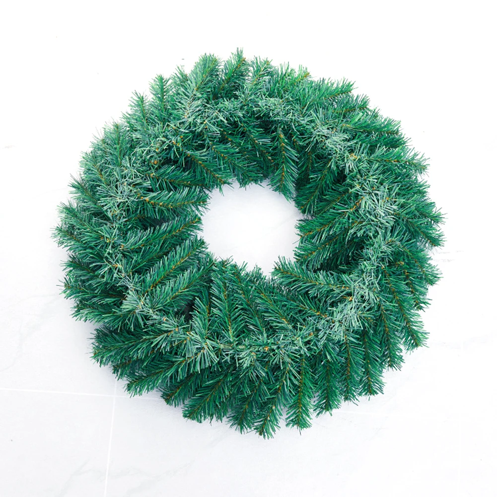 60CM Christmas Rattan Wreath Pinecones Garlands Personalized Xmas Tree Door Decoration Holiday New Year Decorative Supplies