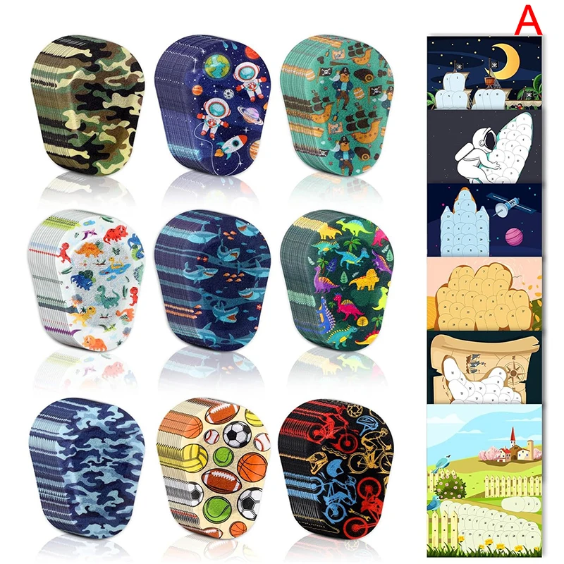 9Pcs Adhesive Eye Patches Bandage For Kids Girls Boys Amblyopia Lazy Eye Protect Eyesight Eye Patches 5