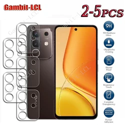 Premium 3D 9H HD Tempered Glass Camera Lens Protector Cover Film (2 - 5 Pack) - 5PCS Lens (Transparent)
