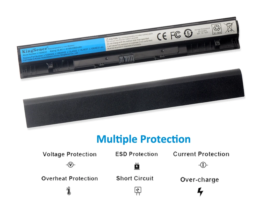 Bateria KingSener para Lenovo, L12S4E01, 3400mAh, Z40,