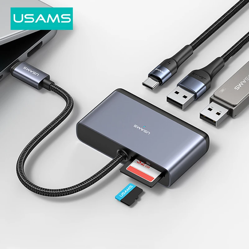 Usams usb hub com 5 portas tipo c para usb 3 0 2 0 divisor com jpg usams-usb-hub-com-5-portas-tipo-c-para-usb-3-0-2-0-divisor-com-jpg