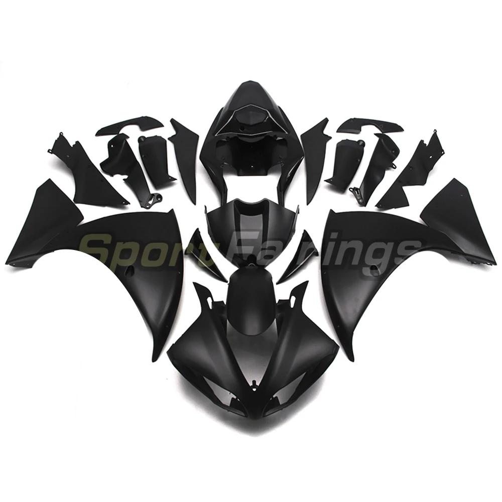 

Motorcycle Fairing Kit ABS Plastic Injection For Yamaha YZF R1 YZFR1 YZF-R1 YZF1000 2009 2010 2011Body Bodykits Black One Set