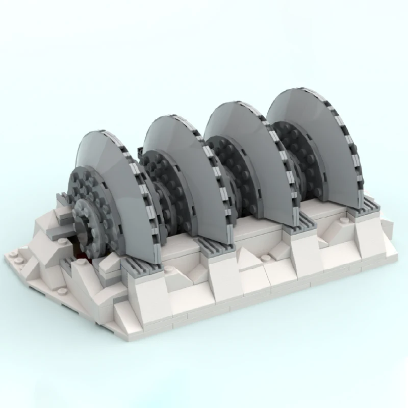 NEW Space Series Hoth 4-Tier Main Power Generator MOC Building Blocks the Ultimate Collector DIY Bricks Models Toys Kids Gifts