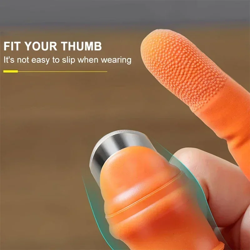 Finger Knife Garden Gloves 5PCS SET Silicone Thumb Protector Vegetable Harvesting Knife Plant Blade Scissors Cutting Rings