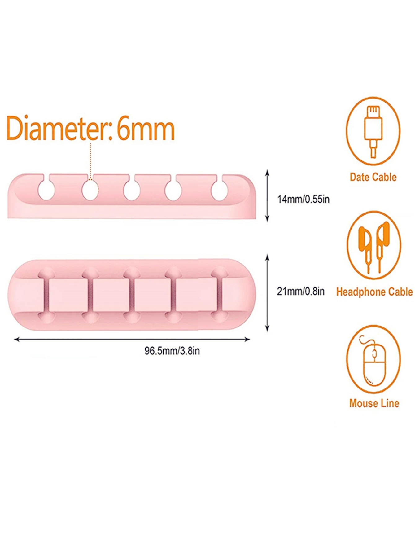 Cable Holder Clips Cable Cord Wire Organizer Silicone USB Winder Management Clips Self Adhesive Mouse Keyboard Headset cable organizer cable management bracket