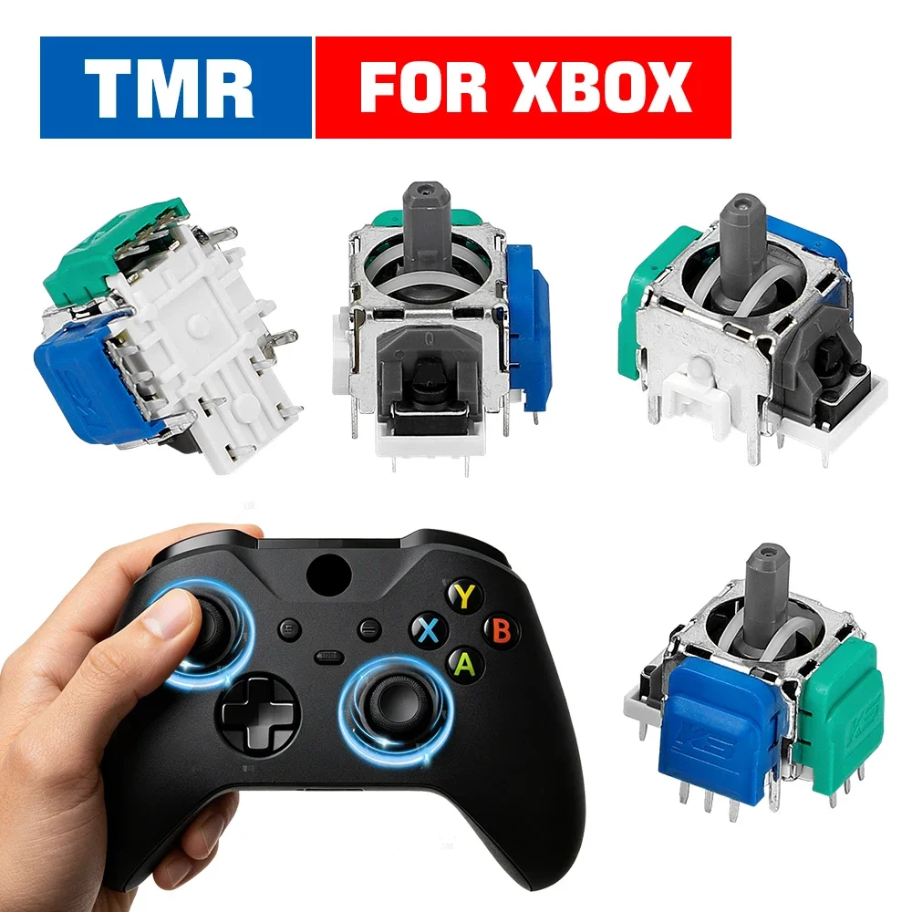 2/10pcs PS5 PS4 Xbox 시리즈 S X Xbox One 교체용 K-실버 TMR 조이스틱 3D 아날로그 썸스틱 안티 드리프트 게임 액세서리