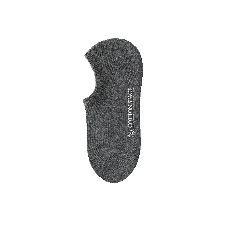 2025e Men's Boat Spring Summer Thin Deodorant Non-Slip No Show Invisible Zhuji Industry All Cotton Socks_voghion.com