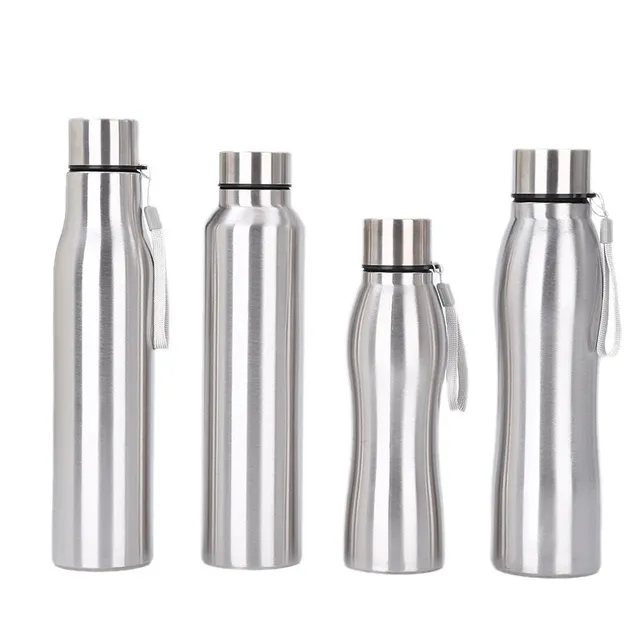 1000ml High Quality Stainless Steel Sport Water Bottle Single-layer Rugged Water Cup Metal Flask Drinkware Sports Gym Camping