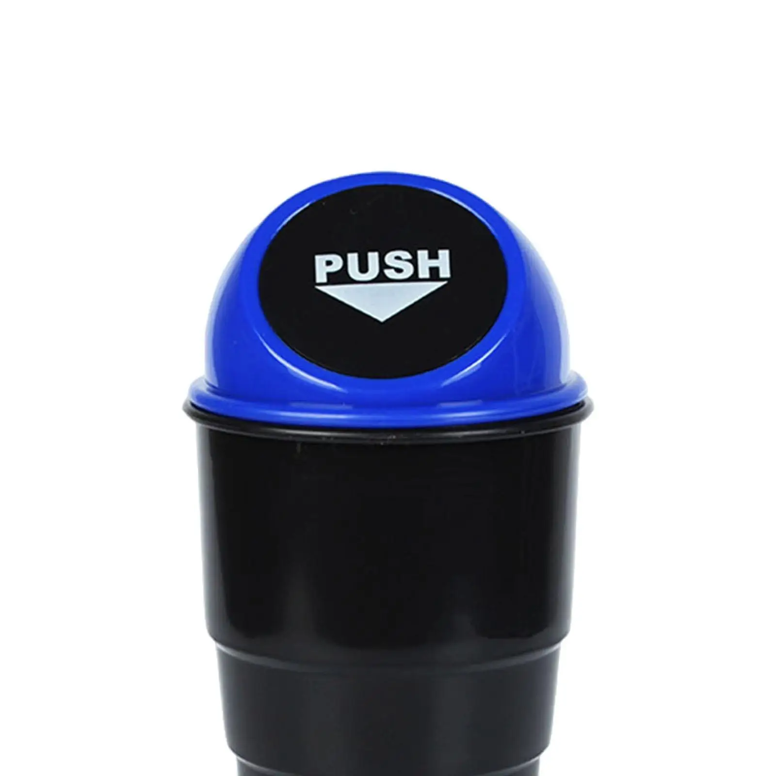 Posacenere per auto con coperchio, posacenere portatile per auto, mini cestino della spazzatura per auto, rimovibile in acciaio inox, senza fumo, portacenere con luce LED blu, antivento, per viaggi
