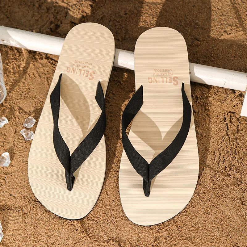 Pánské žabky, protiskluzové letní pantofle, pohodlné pantofle pro vnitřní i venkovní použití, měkké pěnové pantofle_voghion.com