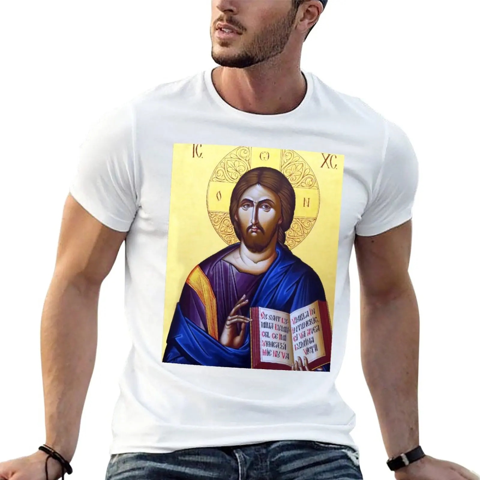 T-Shirt Jesus Icon Abbigliamento Uomo T-Shirt Ad Asciugatura Rapida T-Shirt Da Uomo