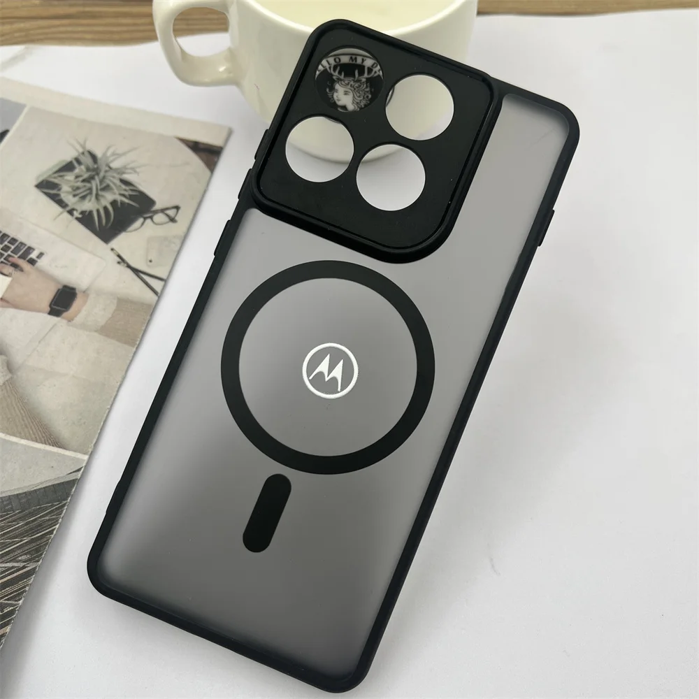 Magnetic Luxury Matte Translucent Case with Magsafe Wireless Charging Compatibility
