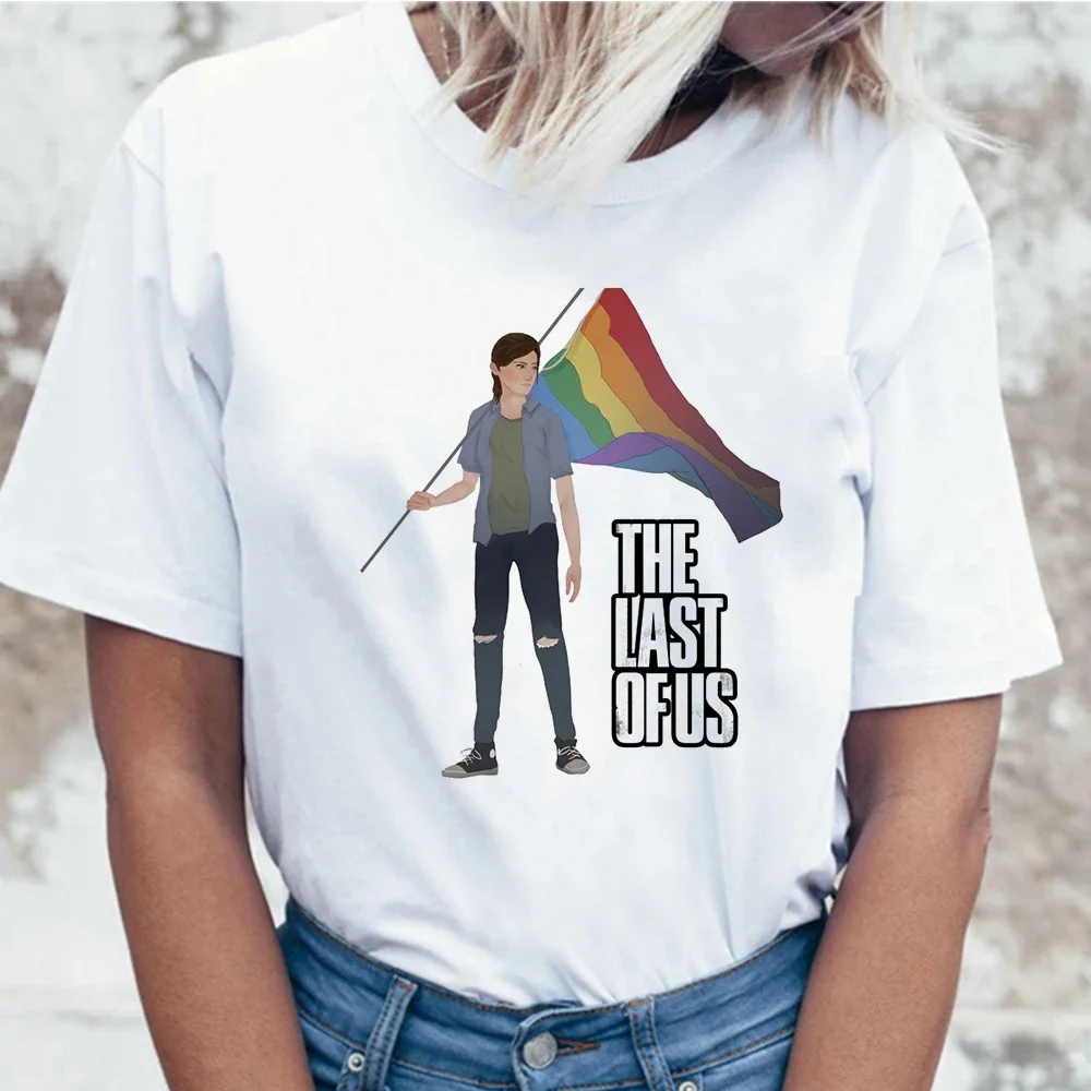 The Last Of Us Tshirt Donna Summer Tee Girl Funny Comic Y2K Clothes