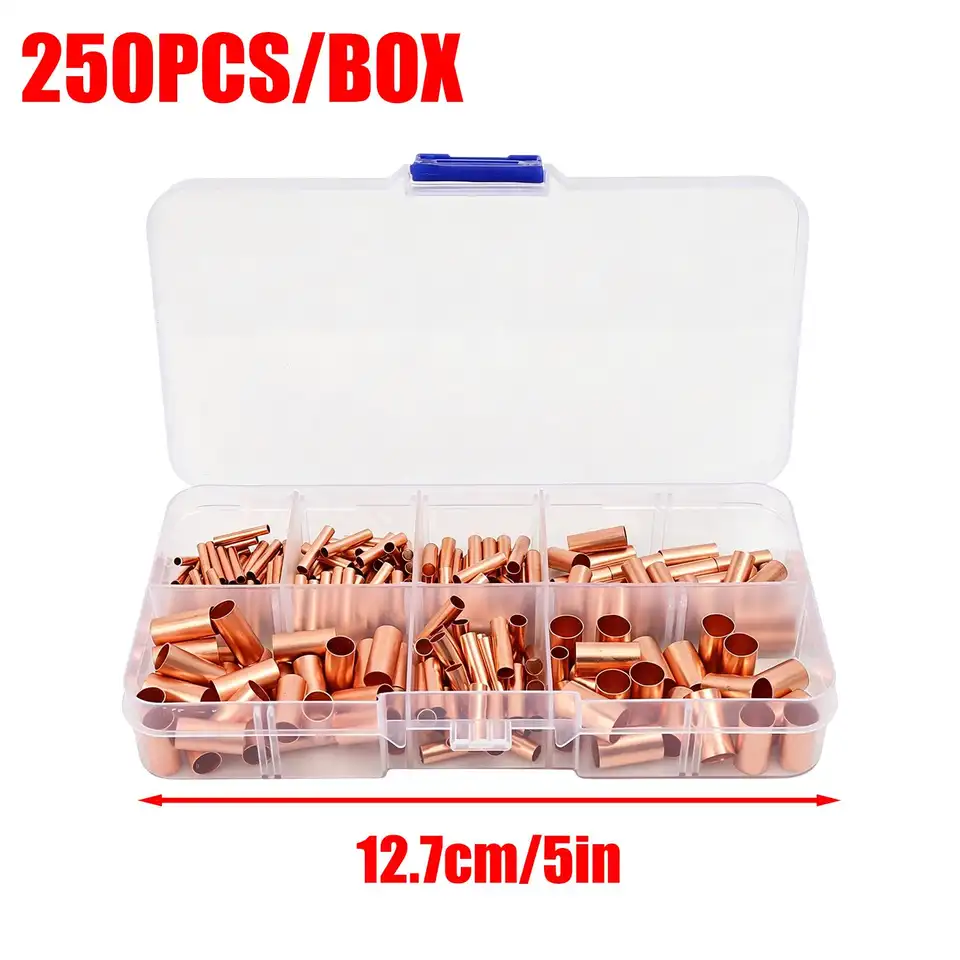 1/1.5/2/2.5/3/3.5/4/6mm Copper Wire Connector Set Appliance Repair Industrial Wiring Copper Tube Terminal Cable Lug Supplies image 7