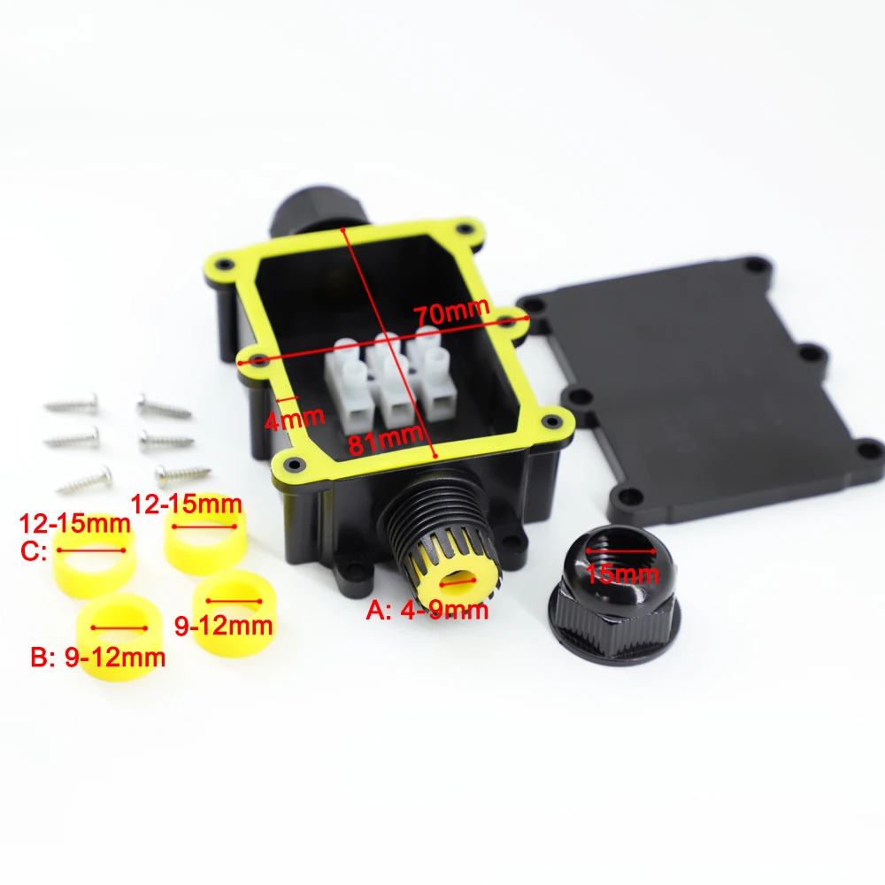 Ghiandole di bloccaggio per cavi IP68 M20, in plastica