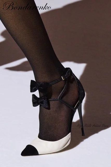 Tacchi Alti Sandali Con Tacco E Cinturino Sandali Con Fiocco In