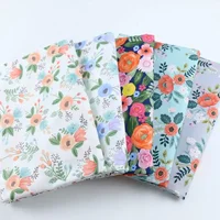 160x50cm Pastoral Flower Twill Cotton Print sewing Fabric Making Bedding Dressing Cloth 2