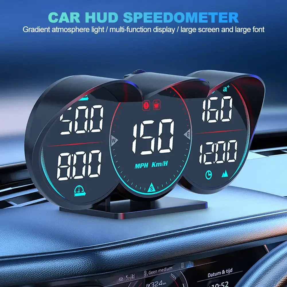 

Автомобильный спидометр DC 12 В HUD GPS + Beidou с ЖК-дисплеем