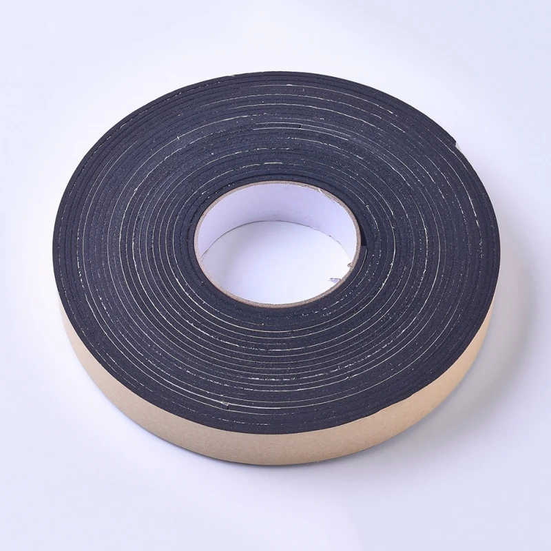 

10m/roll Black Anti-Collision Seal Strip 3mm Thickness Shockproof Strong Adhesion EVA Sponge Foam Rubber Tape Accessories