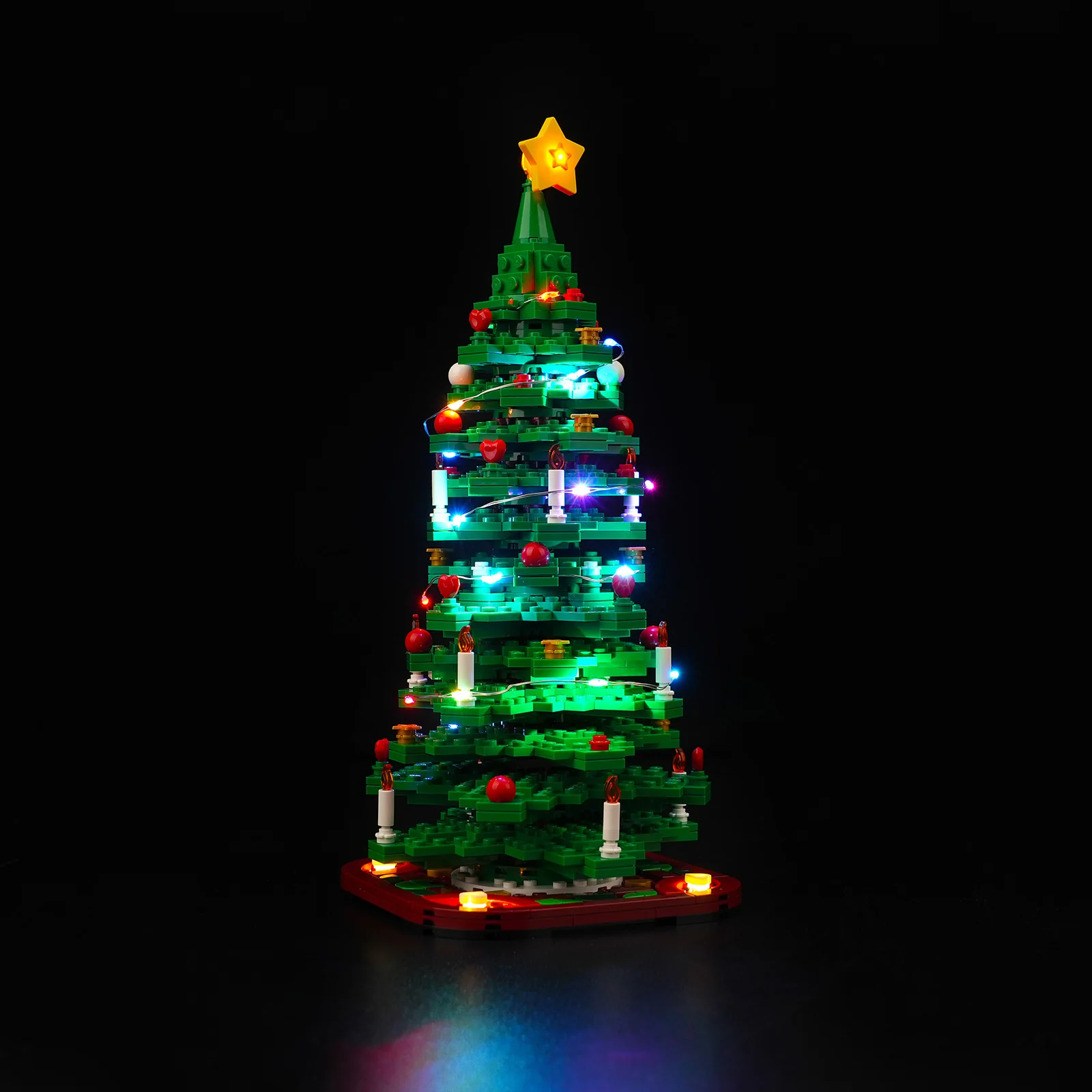 Vonado LED Light Kit For 40573 Christmas Tree Building Blocks Set (NOT Include the Model) Bricks DIY Toys For Children 2