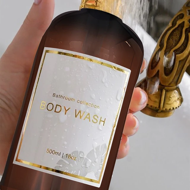 욕실 샤워 디스펜서 세트, 리필 가능 펌프, 클리어 샴푸 컨디셔너, 바디 워시 디스펜서, 목욕 비누 병 3개