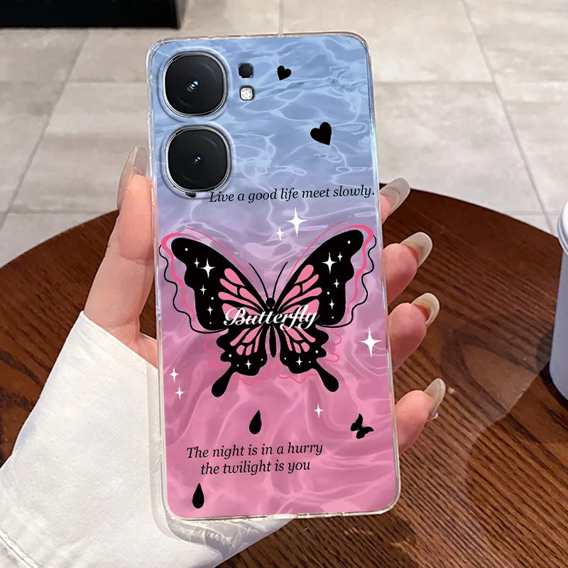 Aesthetic Fashion Cute Cat Soft Silicone Transparent Phone Case Cover