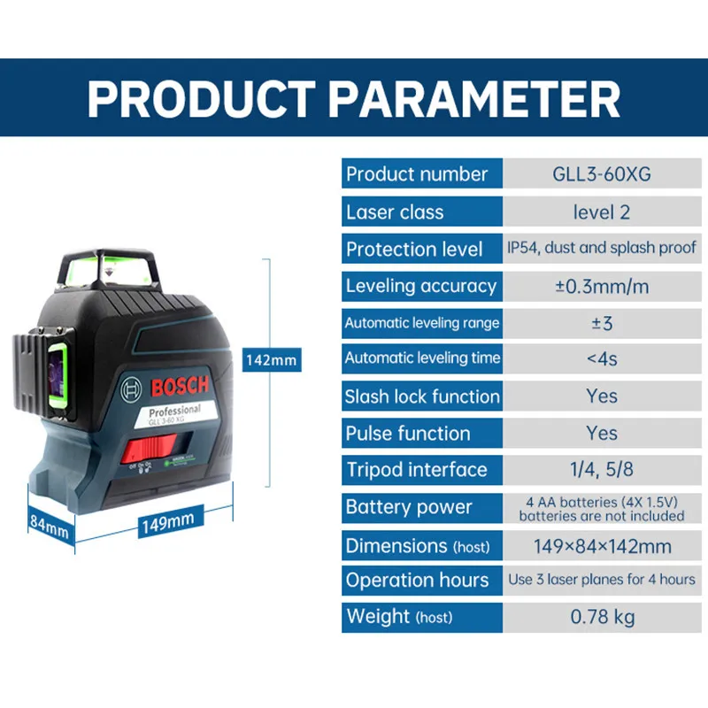 Professional Bosch Laser Level Gll 3 60