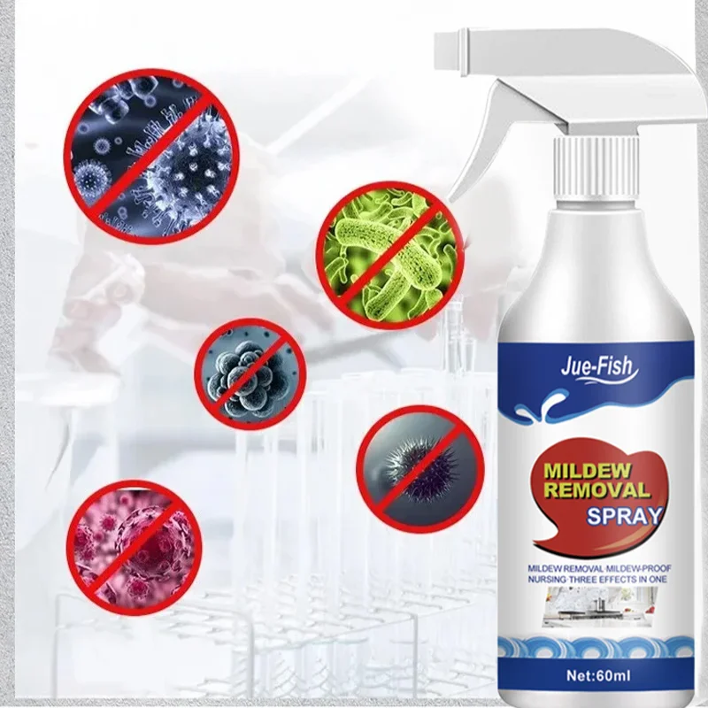 Mildew Remover Clean Mildew Spots Tile Walls Multi-functional Stain Removal Spray 60ml Stain Remover stain remover