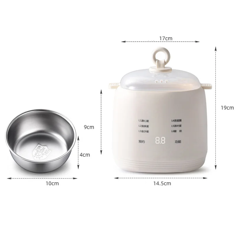 2025 Upgraded Multifunctional Egg Steamer Smart Breakfast Machine with Automatic Power Off and Portable Steamer for Home Use 6