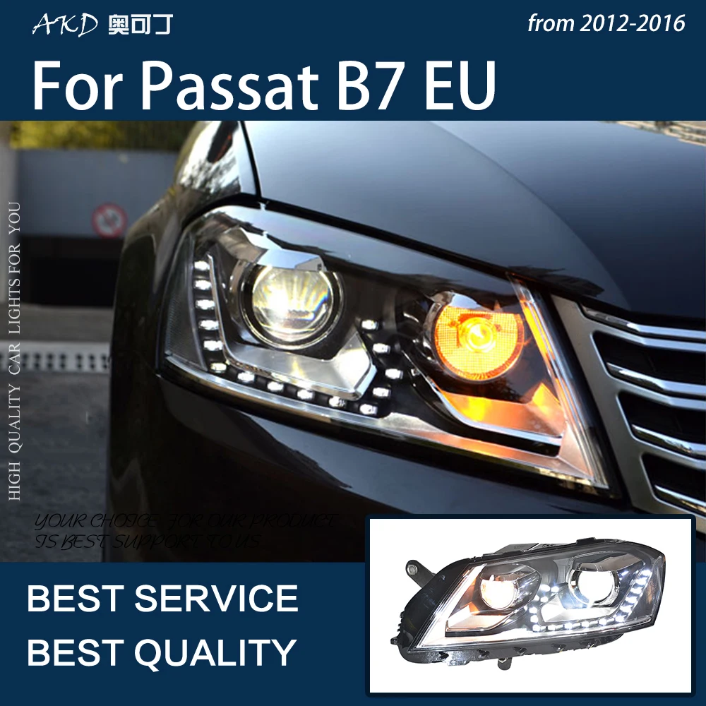 Car Lights For Passat B7 Eu 2012-2016 Auto Headlights Upgrade Tears Eyes Design Tools Accessories Kit - Car Light Assembly - AliExpress