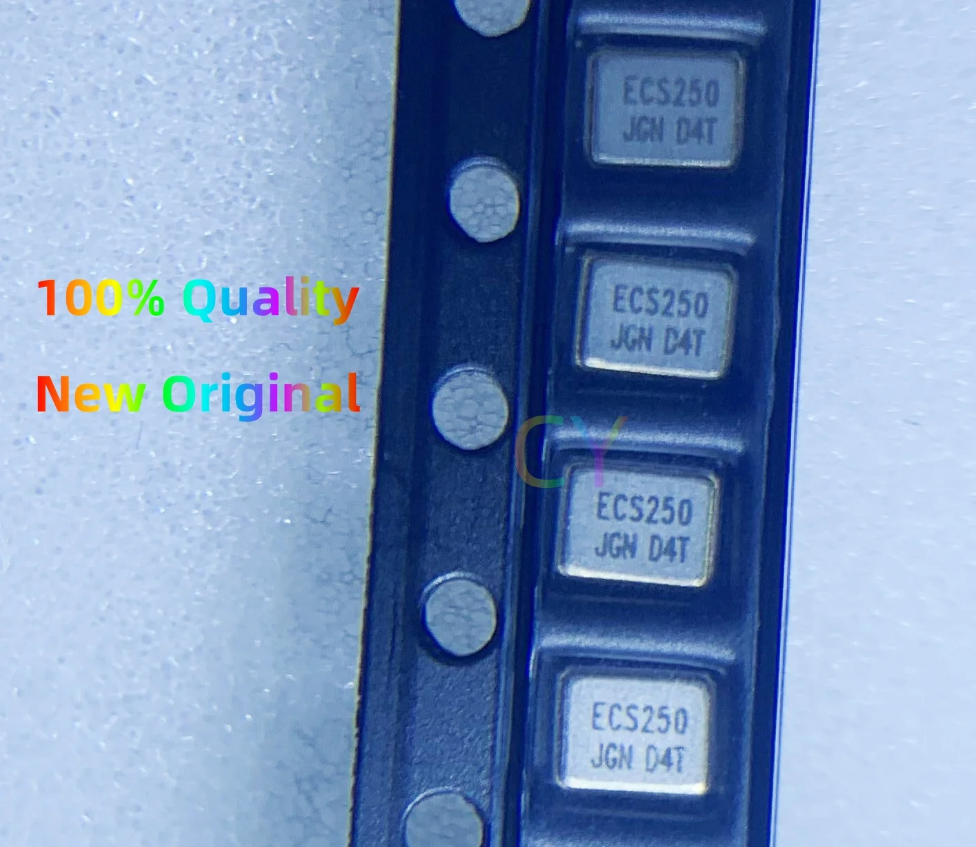 (10개) ECS-250-20-33-JTN-TR 새로운 오리지널 패시브 SMD 수정 발진기